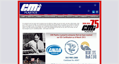 Desktop Screenshot of cmiplastics.com
